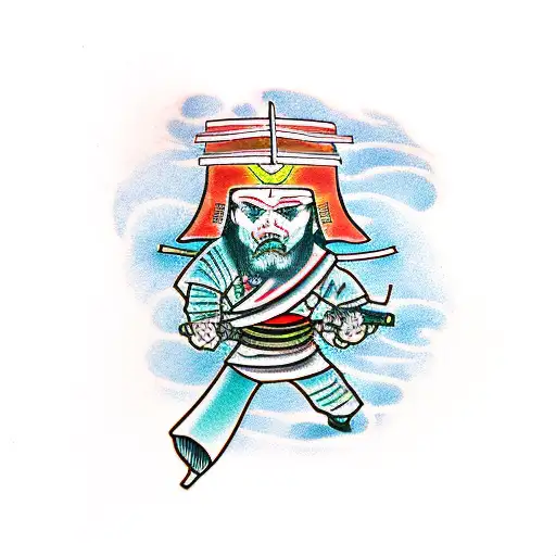 ronin samurai tattoo design idea