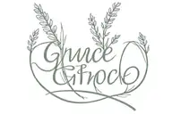 lavendar stem and word "grace" tattoo design idea