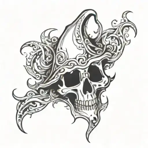 ghost tattoo design idea