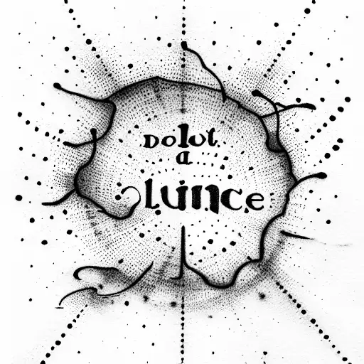 word "silence" written with blood tattoo design idea