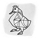 Duck tattoo design idea