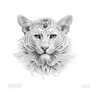 deusa basted  tattoo design idea