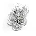 deusa basted  tattoo design idea