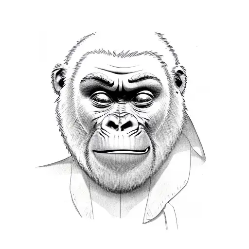 Gorillaz  tattoo design idea