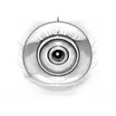 Evil Eye tattoo design idea