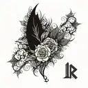 LR tattoo design idea