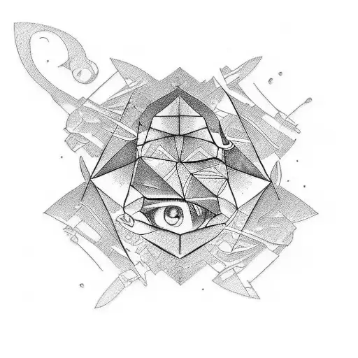 Sculpting yourself to become a better version and finding your passion and destiny in life. Breaking free from your mind tattoo design idea