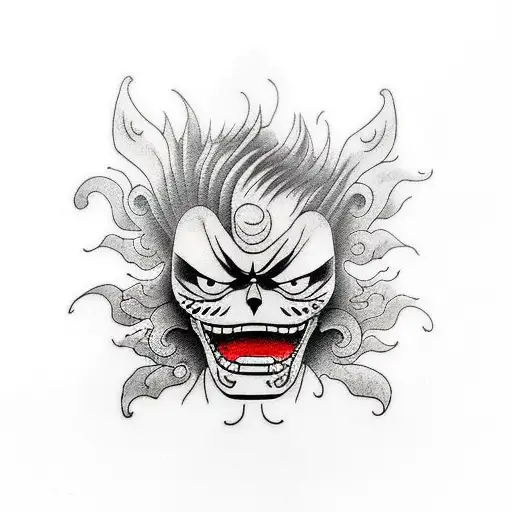 luffy tattoo design idea