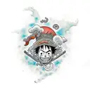 luffy tattoo design idea