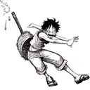 luffy tattoo design idea