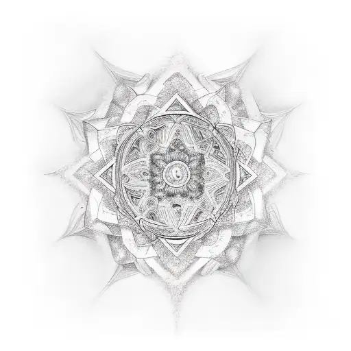 metatron tattoo design idea
