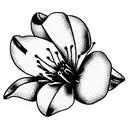 azalea flowe tattoo design idea