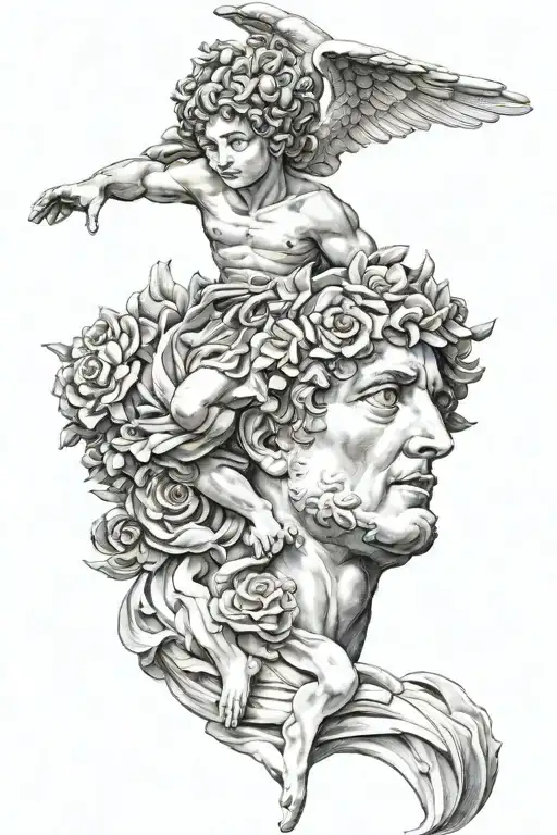 apollo & art god tattoo design idea