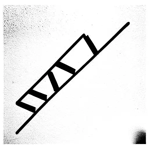 Bars of a cell with the wall written tattoo design idea