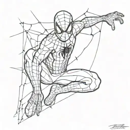 spiderman meme inspired tattoo featuring tattoo design idea