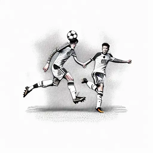 soccer, boy, stadium tattoo design idea