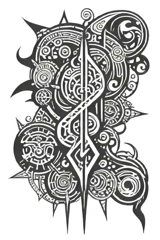 Lifeline tattoo design idea