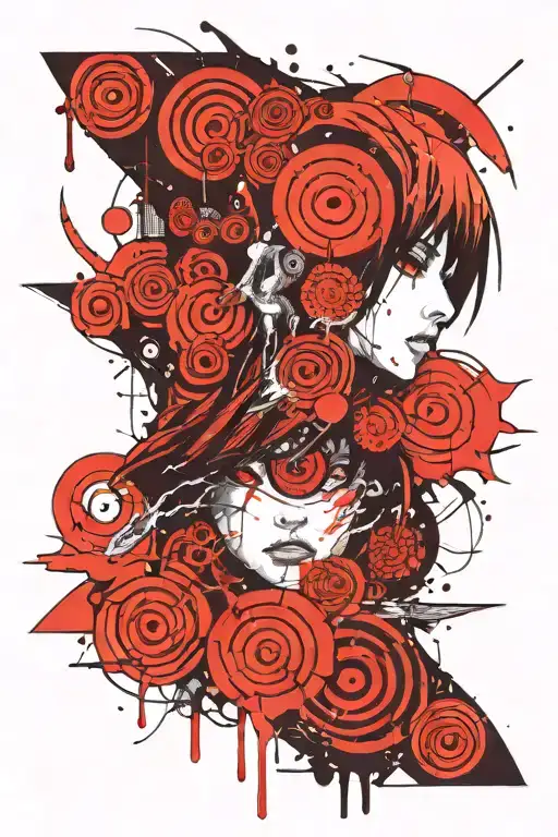 nagato uzumaki eyes tattoo design idea