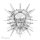 icarus falling out the sky tattoo design idea