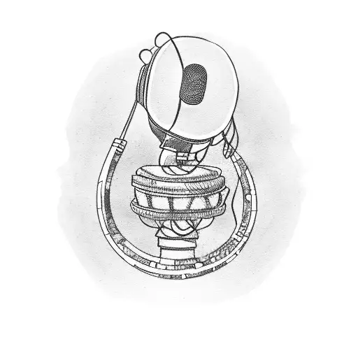 Poker cards with microphone tattoo design idea