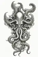 Cthulhu tattoo design idea