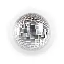 mirrorball tattoo design idea