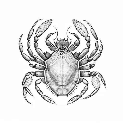 crab tattoo design idea