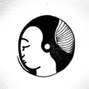 Breath! Don't lose your mind. Breath Deep! In the midst of it all, up or down, The mind must remain tranquil.  Self-Disc tattoo design idea