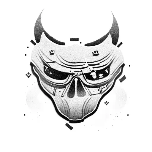 Robbery masked guy with guns money and police tattoo design idea