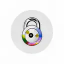 padlock with one eye tattoo design idea