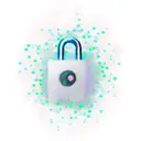 padlock with one eye tattoo design idea