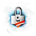 padlock with one eye tattoo design idea
