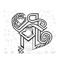 interlocked initials a and j with a heart tattoo design idea