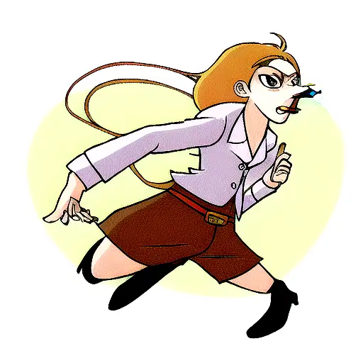 cigarette lighter tattoo design idea