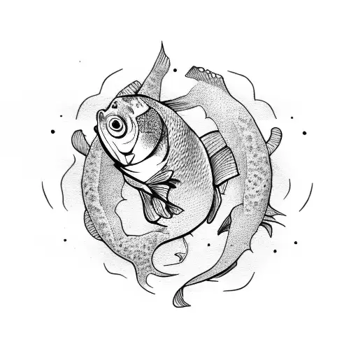 goldfish  tattoo design idea