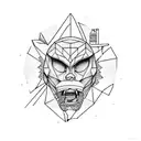 emotion of raising from break down  tattoo design idea