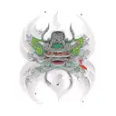 emotion of raising from break down  tattoo design idea