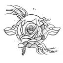 emotion of raising from break down  tattoo design idea