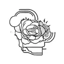 emotion of raising from break down  tattoo design idea