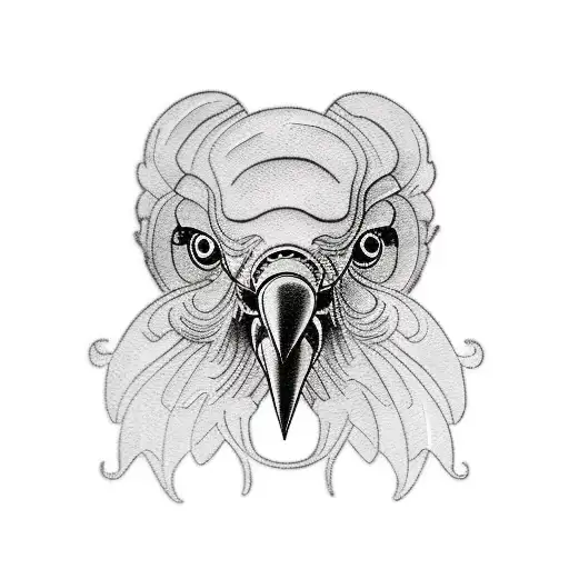 kea parrot  tattoo design idea