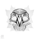 kea parrot  tattoo design idea