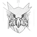 kea parrot  tattoo design idea