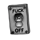 a light switch that says fuck off tattoo design idea