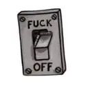 a light switch that says fuck off tattoo design idea