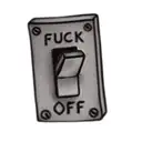 a light switch that says fuck off tattoo design idea