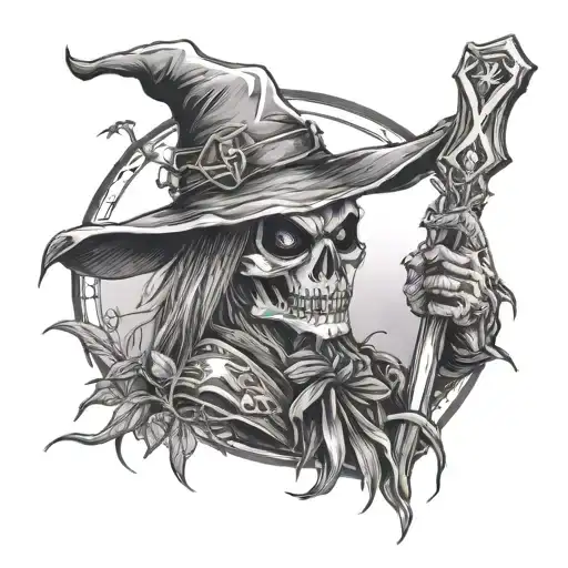 G59 razor scarecrow Ruby tattoo design idea