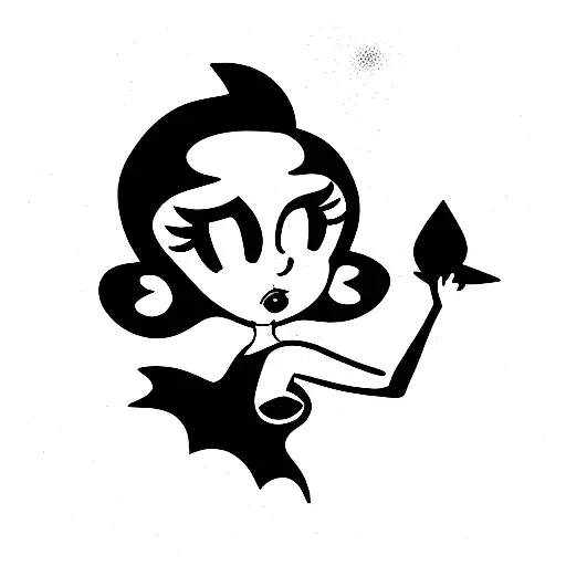 betty boop tattoo design idea