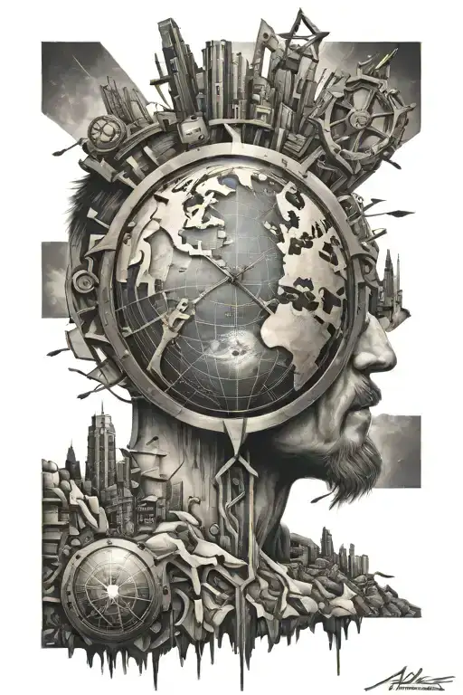 atlas shrugged  tattoo design idea