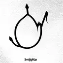 script "insight/अन्तर्दृष्टि" tattoo design idea