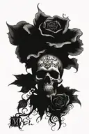 memento mori memento vivere tattoo design idea